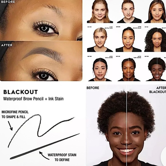 🆕 URBAN DECAY Brow Blade Waterproof Pencil  “Cafe Kitty" 2-in-1 Double NIB - Picture 3 of 5